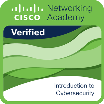 Introduction to Cybersecurity badge from Cisco Networking Academy