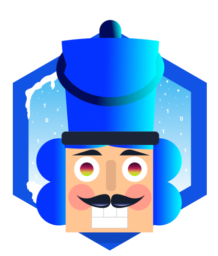 Hacker Holidays badge from TryHackMe